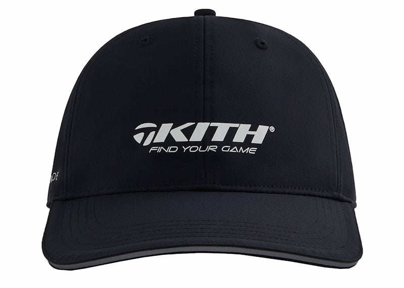 Kith TaylorMade Reflective Nylon Cap Black