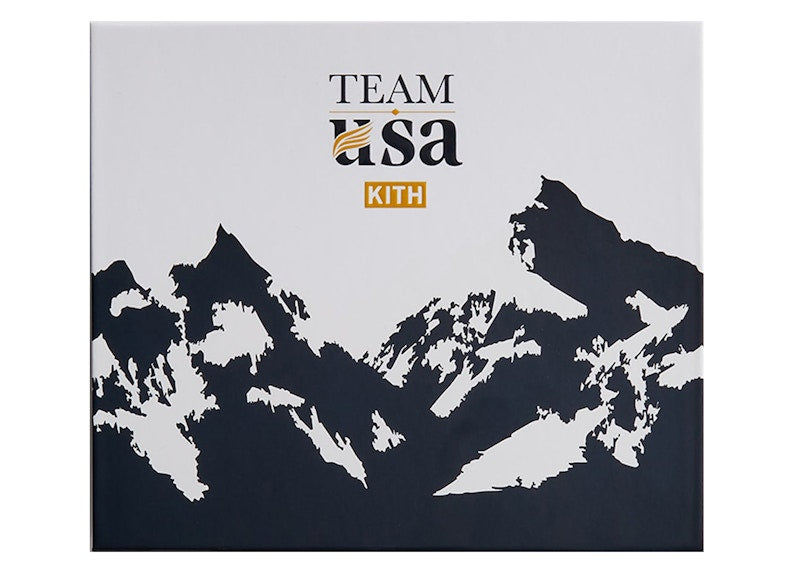 Kith Team USA Olympics Enamel Pin Set Gold Metal