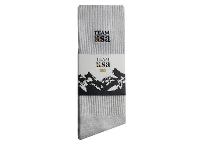 Kith Team USA Socks Light Heather Grey