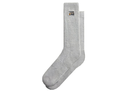 Kith Team USA Socks Light Heather Grey
