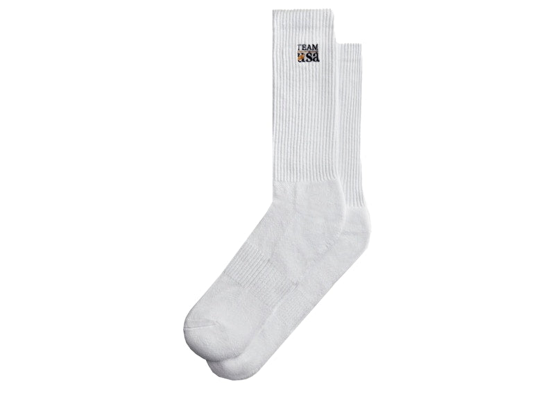Kith Team USA Socks White