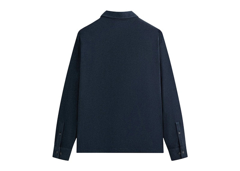 Kith Terry Boxy Collared Overshirt Nocturnal