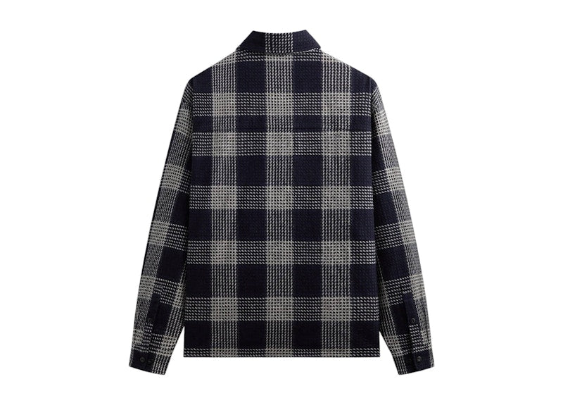 Kith Textured Plaid Deon Shirt Nocturnal