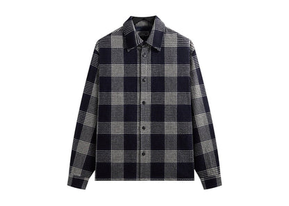 Kith Textured Plaid Deon Shirt Nocturnal