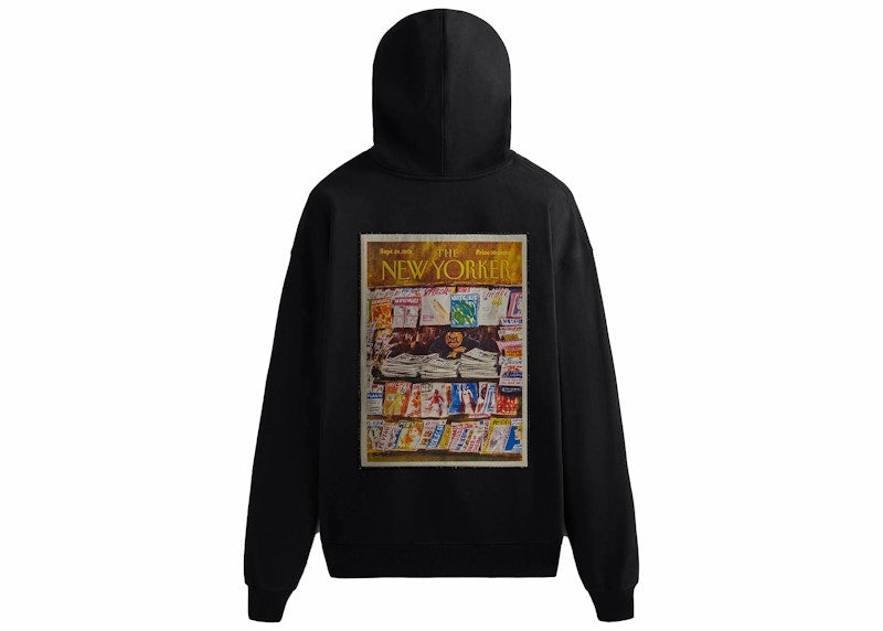 Kith The New Yorker Newsstand Hoodie Black