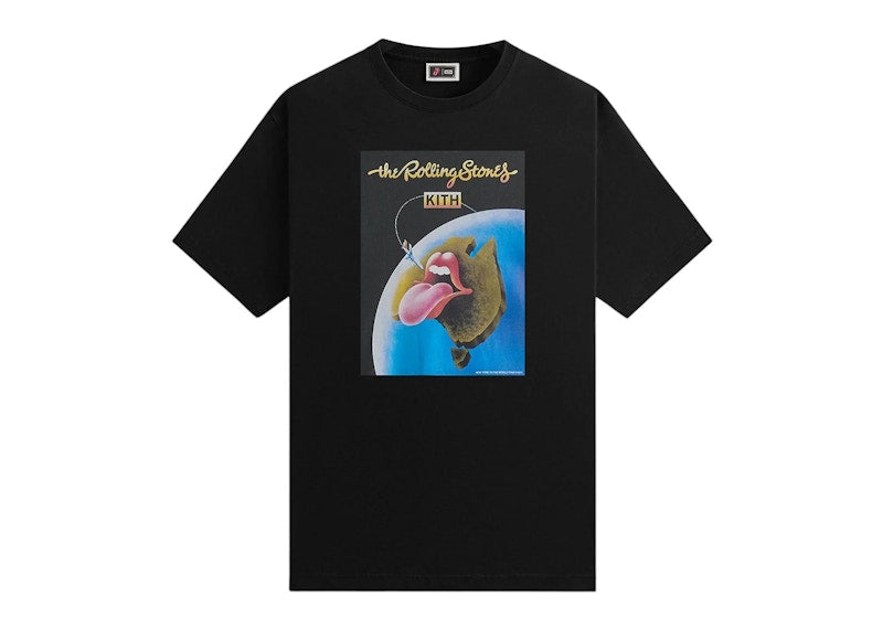 Kith The Rolling Stones Australia 1973 Poster Tee Black