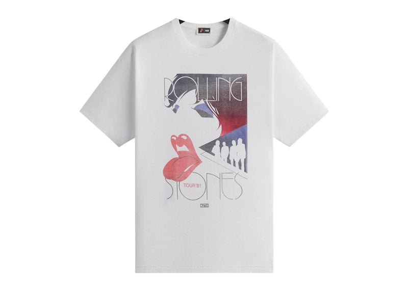 Kith The Rolling Stones Tour 1981 Tee White