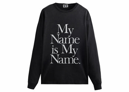 Kith The Wire My Name Is My Name Vintage L/S Tee Black