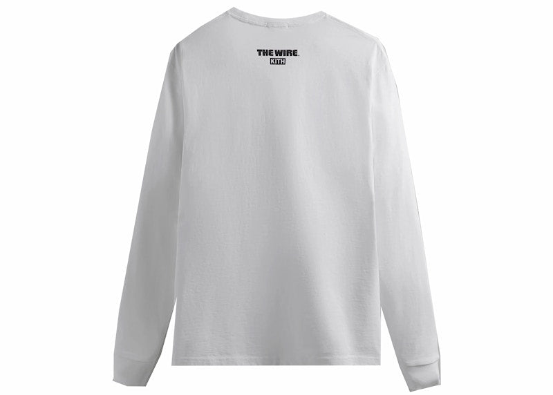 Kith The Wire Omar Back L/S Tee White