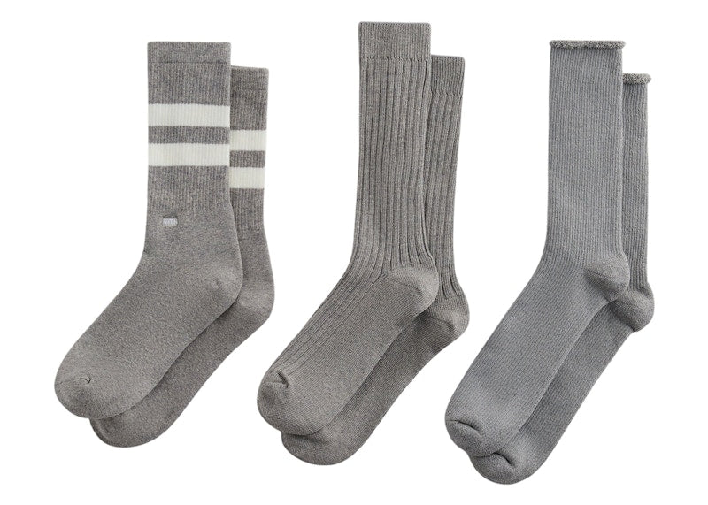 Kith Three Pack Mixed Cotton Socks Multi