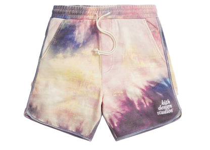 Kith Tie Dye Jordan Short Purple/Pink