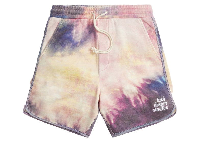 Kith Tie Dye Jordan Short Purple/Pink