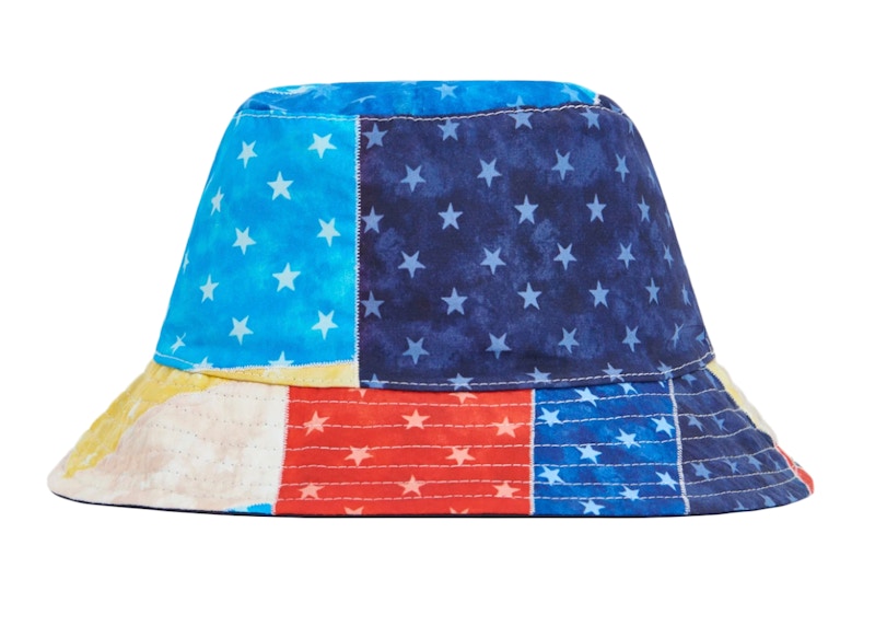 Kith Tie Dye Stars Bucket Hat Blue