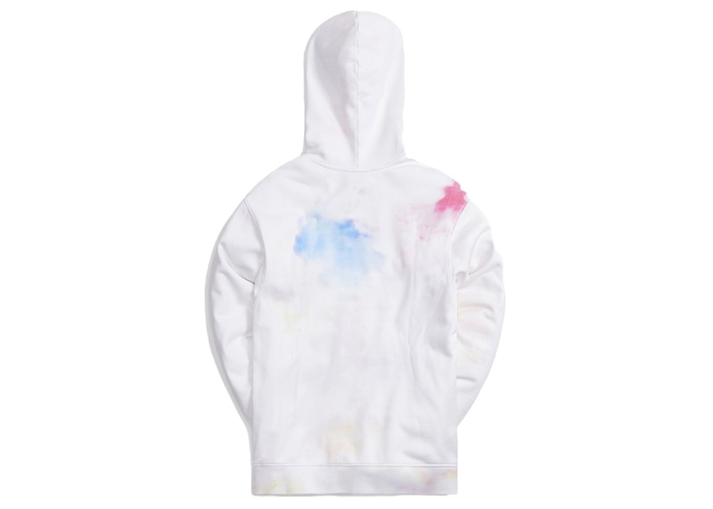 Kith Tie Dye Williams III Hoodie White/Red