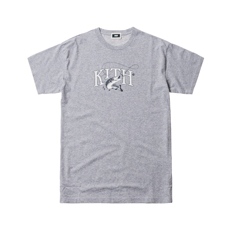 Kith Tight Lines Tee Heather Grey