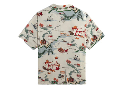 Kith Toronto Thompson Camp Collar Shirt Concrete