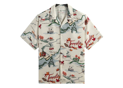Kith Toronto Thompson Camp Collar Shirt Concrete