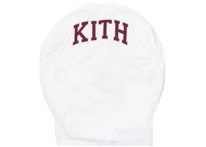 Kith Track Paneled L/S Tee White