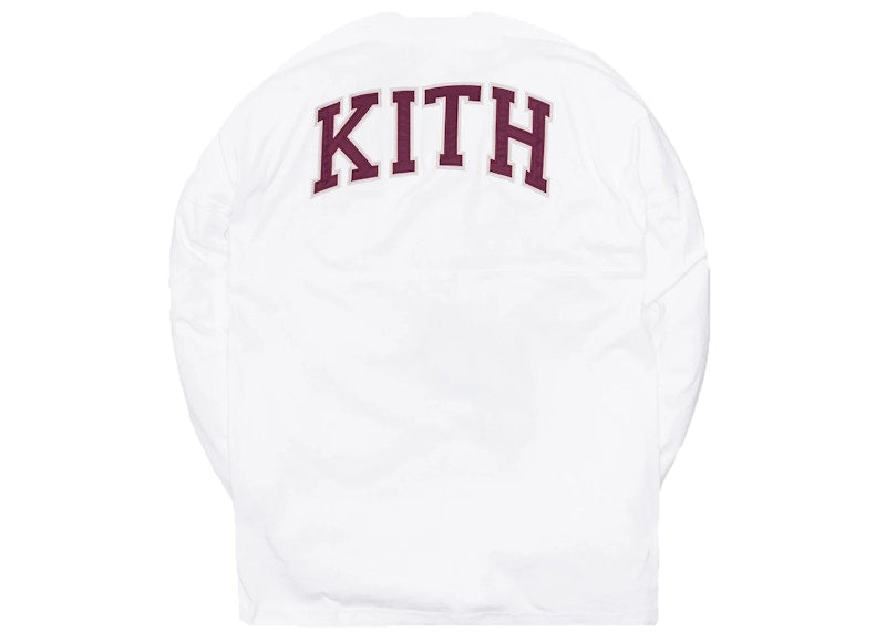 Kith Track Paneled L/S Tee White