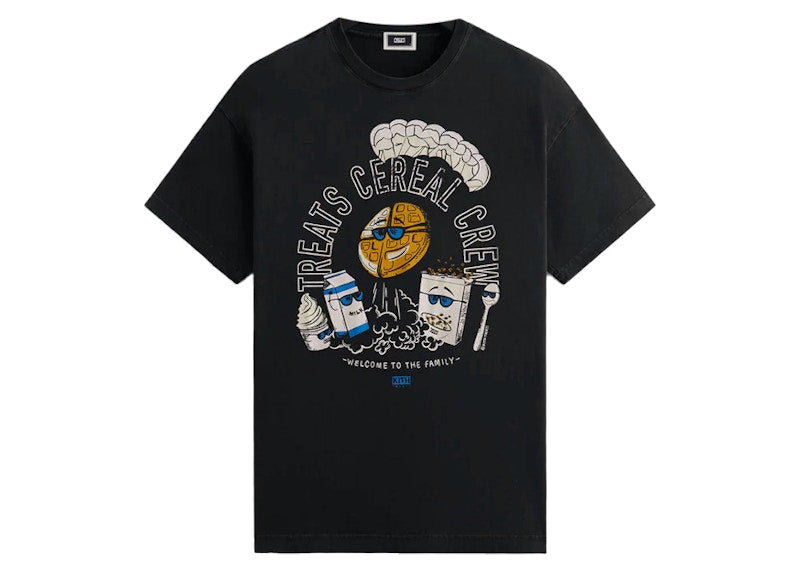 Kith Treats Cereal Crew Vintage Tee Black