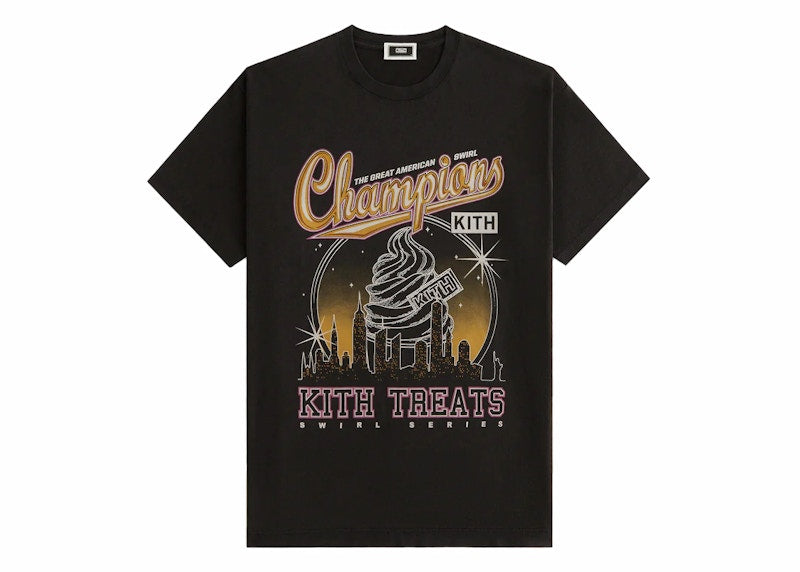 Kith Treats Champions Vintage Tee Black