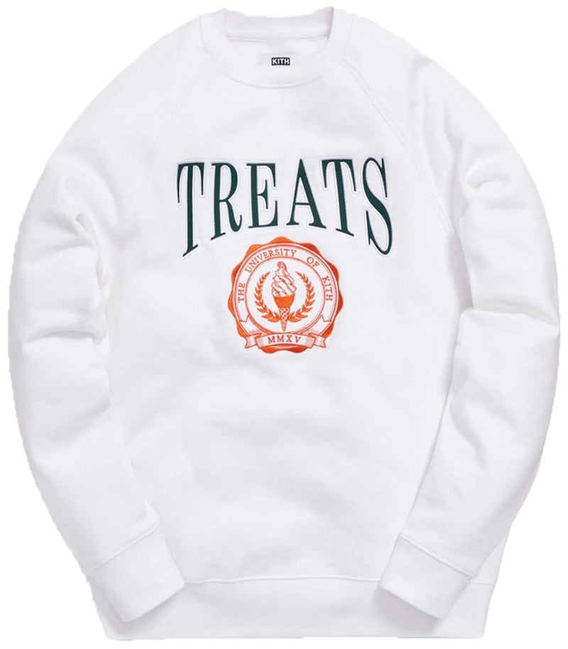 Kith Treats Collegiate Crewneck White