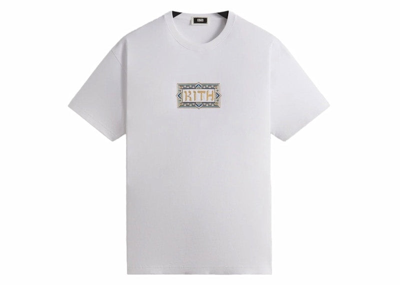 Kith Treats Hanukkah Hebrew Logo Tee White