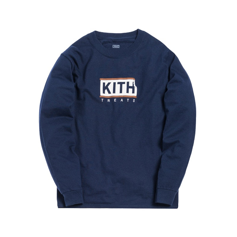 Kith Treats Ice Cream Sandwich L/S Tee Navy