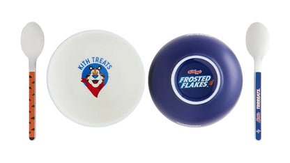 Kith Treats Kellogg’s Frosted Flakes Cereal Tony the Tiger Cereal Bowl Set Multicolor
