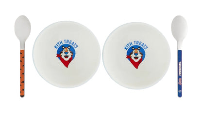 Kith Treats Kellogg’s Frosted Flakes Cereal Tony the Tiger Cereal Bowl Set Multicolor