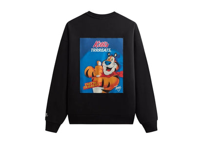 Kith Treats Kellogg’s Frosted Flakes Cereal Tony the Tiger Classic Logo Nelson Crewneck Black