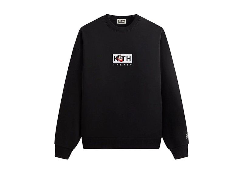 Kith Treats Kellogg’s Frosted Flakes Cereal Tony the Tiger Classic Logo Nelson Crewneck Black
