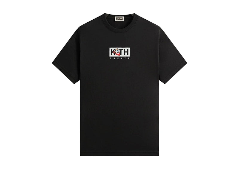 Kith Treats Kellogg’s Frosted Flakes Cereal Tony the Tiger Classic Logo Tee Black