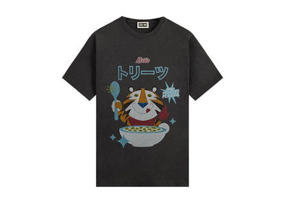 Kith Treats Kellogg’s Frosted Flakes Cereal Tony the Tiger Japanese Vintage Tee Black