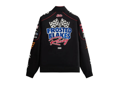 Kith Treats Kellogg’s Frosted Flakes Cereal Tony the Tiger Racing Jacket Black