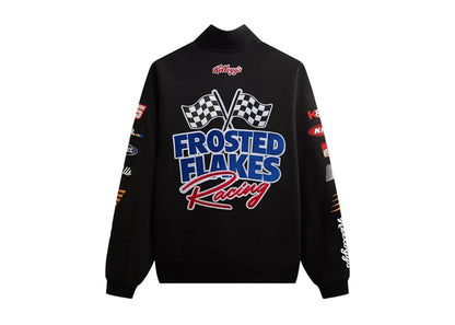 Kith Treats Kellogg’s Frosted Flakes Cereal Tony the Tiger Racing Nelson Quarter Zip Black