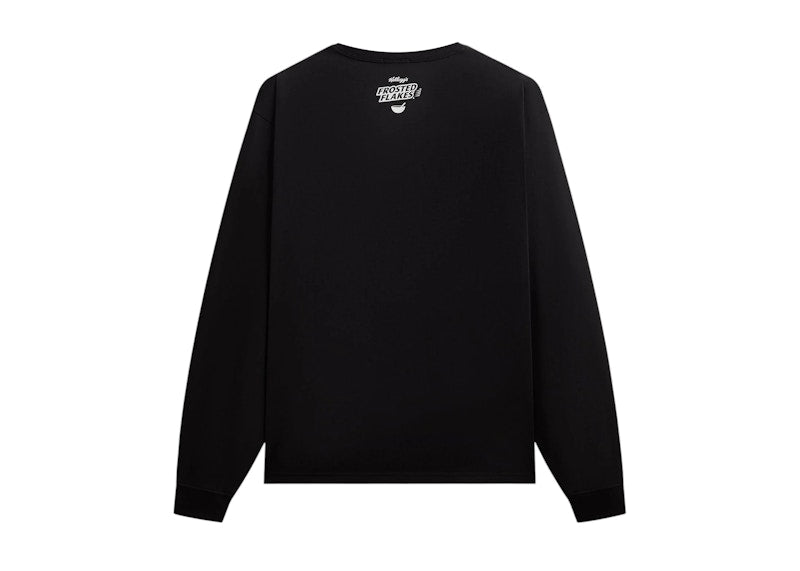 Kith Treats Kellogg’s Frosted Flakes Cereal Tony the Tiger They're Treats Long Sleeve Tee Black