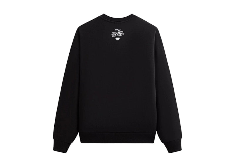 Kith Treats Kellogg’s Frosted Flakes Cereal Tony the Tiger Tony Nelson Crewneck Black