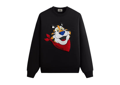 Kith Treats Kellogg’s Frosted Flakes Cereal Tony the Tiger Tony Nelson Crewneck Black