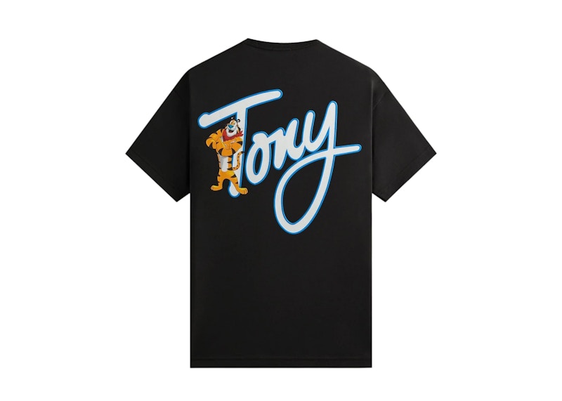 Kith Treats Kellogg’s Frosted Flakes Cereal Tony the Tiger Tony Signature Tee Black