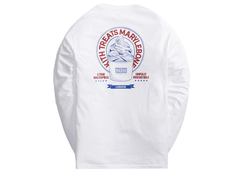 Kith Treats London Academy L/S Tee White