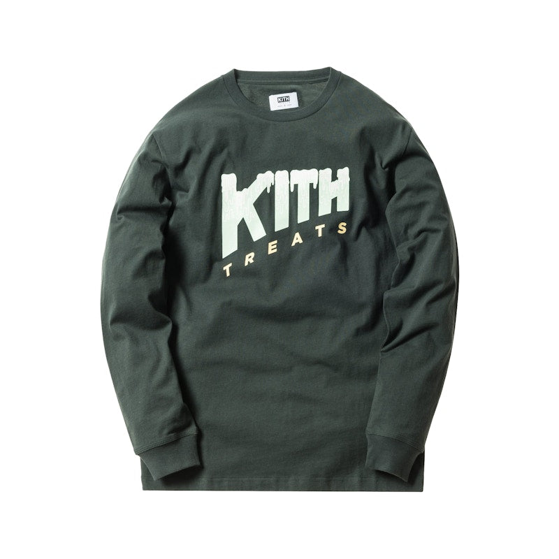 Kith Treats Melting L/S Tee Hunter Green
