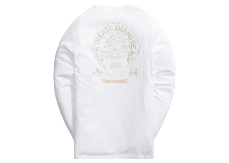 Kith Treats Miami Academy L/S Tee White