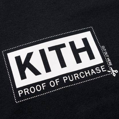 Kith Treats Proof Of Purchase Tee Black