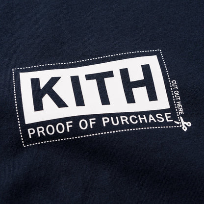 Kith Treats Proof Of Purchase Tee Navy