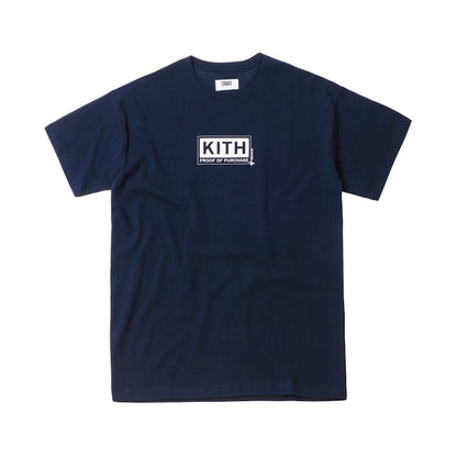 Kith Treats Proof Of Purchase Tee Navy