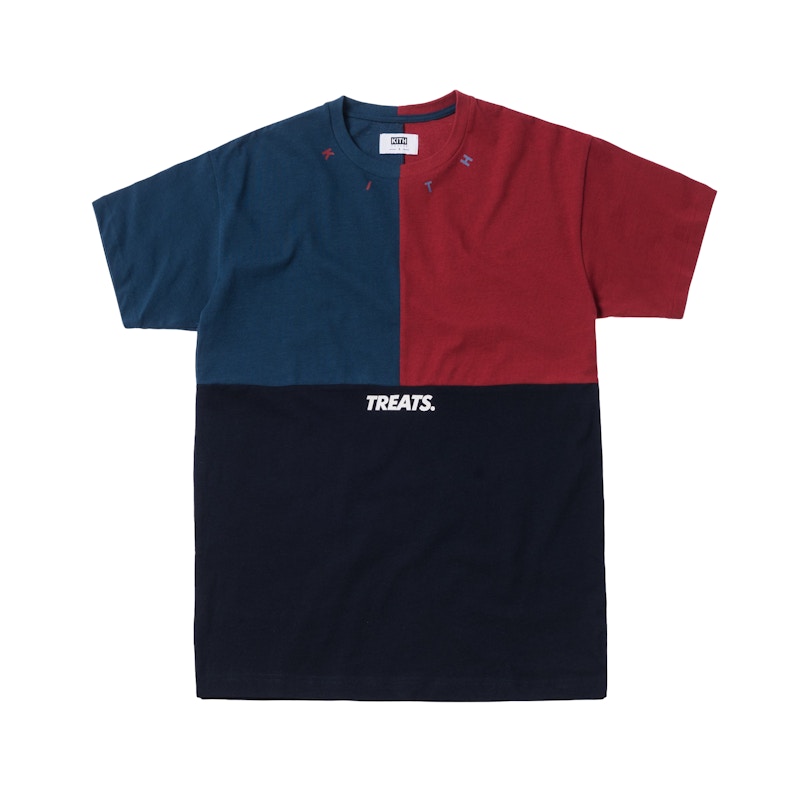 Kith Treats Triblock Tee Navy