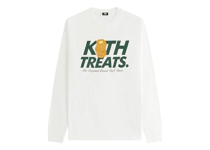 Kith Treats Waffle Vintage Long Sleeve Tee White