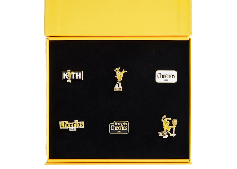 Kith Treats for Cheerios Enamel Pin Set Gold