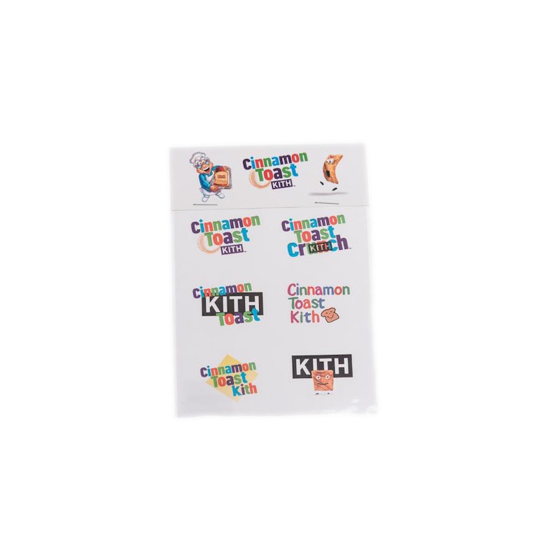Kith Treats x Cinnamon Toast Crunch Scratch And Sniff Stickers White
